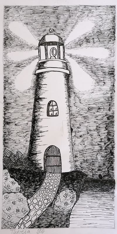 Tuschzeichnung Licht Und Schatten 2018 19 14